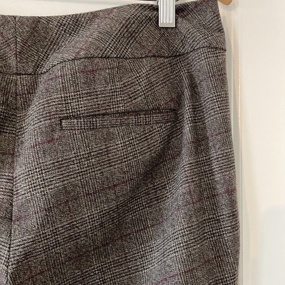 Ann Taylor Factory petite 6 signature pants plaid brown - Picture 10 of 12